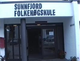 The main entrance to Førde youth hostel